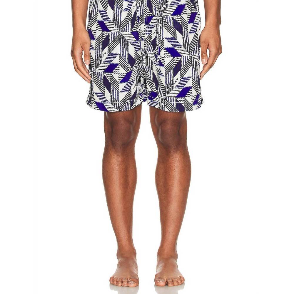 NEW ISABEL MARANT hydra swim short in blue